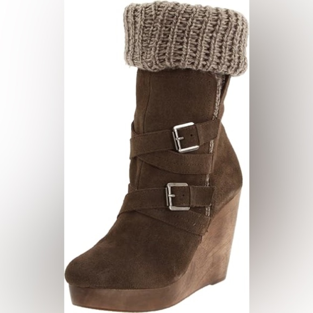 Excellent condition Naughty Monkey wedge boots
